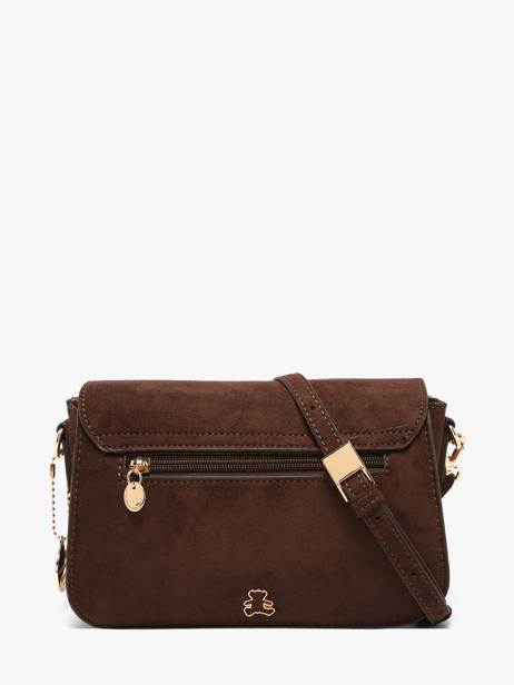 Sac Bandoulière Buckle Lulu castagnette Marron buckle D vue secondaire 3