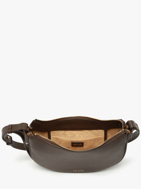 Shoulder Bag Vintage Leather Nat et nin Brown vintage LUNE other view 2