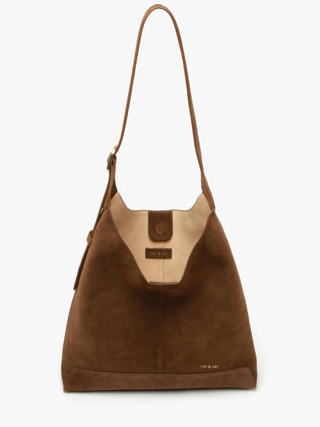 Sac Porté épaule Vintage Nat et nin Marron vintage DONNA vue secondaire 2