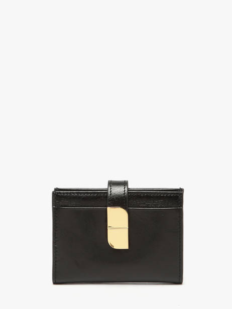 Wallet Leather Nat et nin Black vintage AUDE