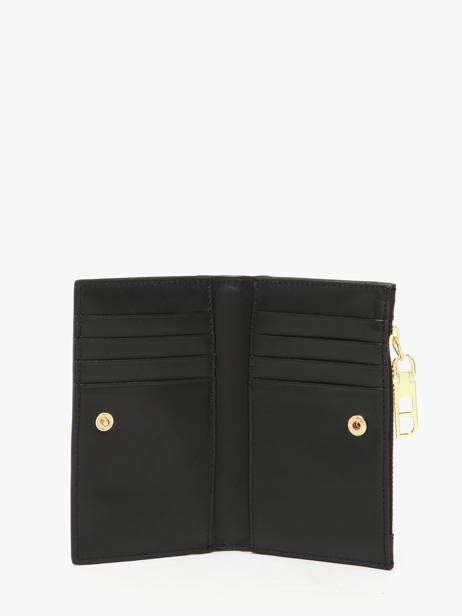 Porte-monnaie Cuir Nat et nin Noir vintage OSHI vue secondaire 1