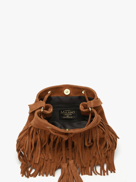 Sac Bandoulière Velvet Milano Marron velvet VE24116O vue secondaire 2