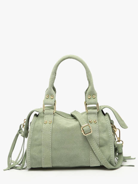 Crossbody Bag Velvet Leather Milano Green velvet VE24092O other view 3