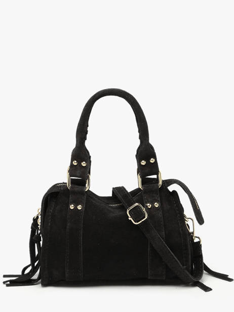 Crossbody Bag Velvet Leather Milano Black velvet VE24092O other view 4
