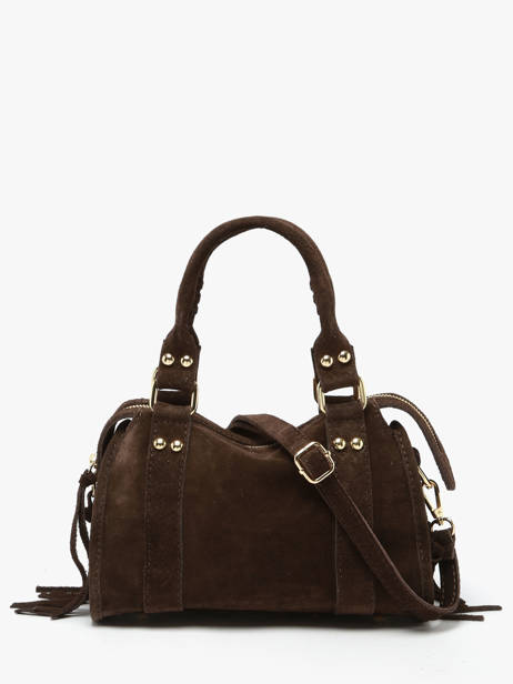 Sac Bandoulière Velvet Cuir Milano Marron velvet VE24093O vue secondaire 4