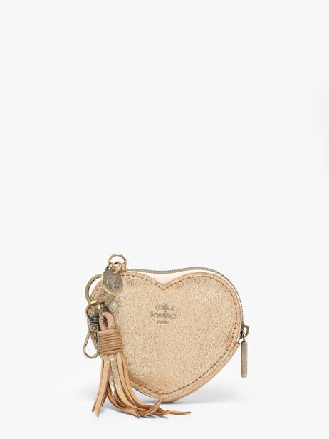 Porte-monnaie Vintage Cuir Mila louise Beige vintage 16083X