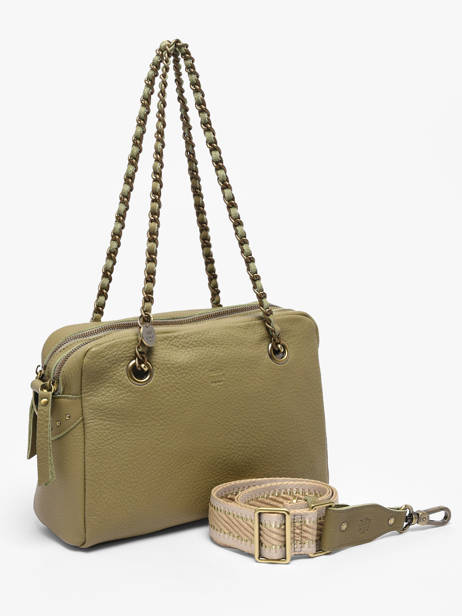 Sac Porté épaule Vintage Cuir Mila louise Argent vintage 3889C1 vue secondaire 1