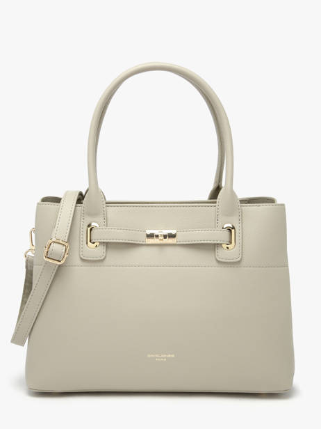 Sac Porté Main Saffiano David jones Gris saffiano CM8353