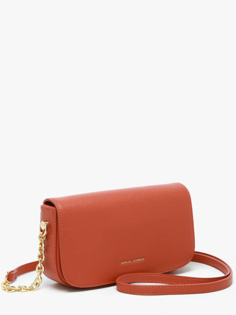 Crossbody Bag Saffiano David jones Orange saffiano CM8419 other view 2