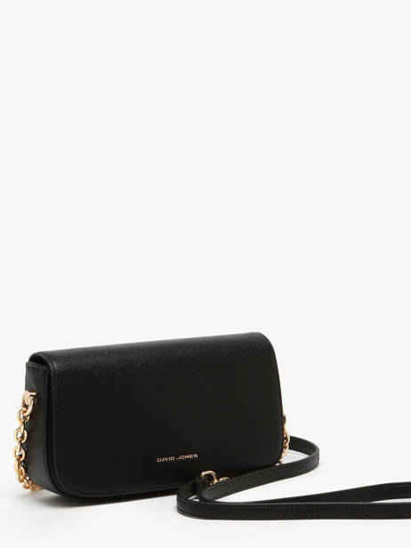 Crossbody Bag Saffiano David jones Black saffiano CM8419 other view 2
