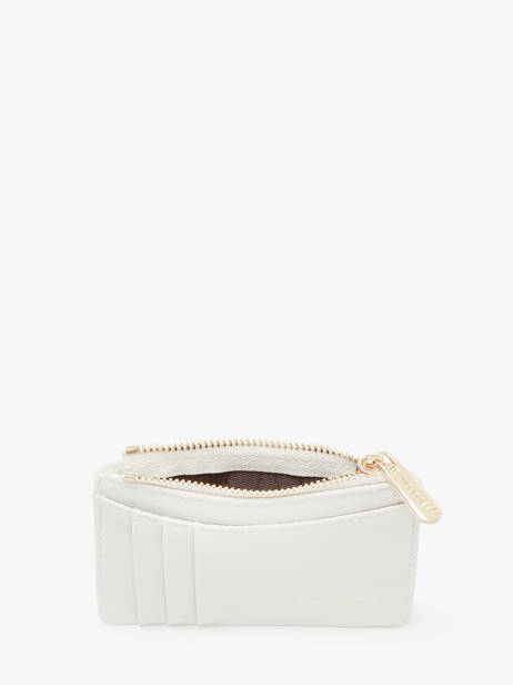 Porte-monnaie Porte-cartes David jones Blanc saffiano 2 vue secondaire 1