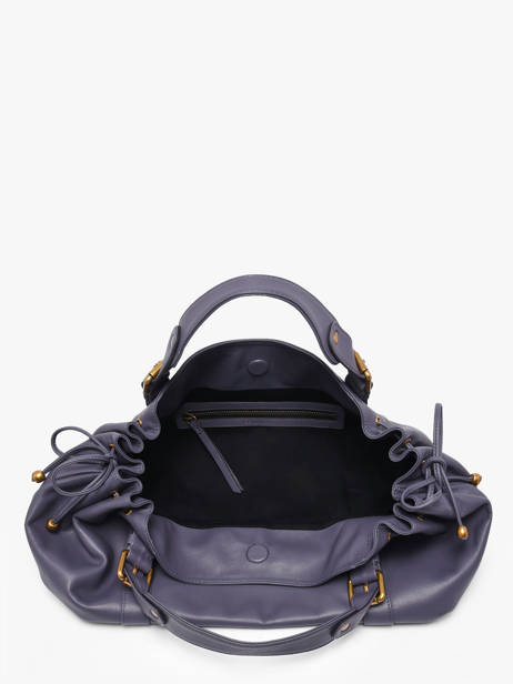 Sac 24h  Icone Cuir Gerard darel Violet icone DDS01410 vue secondaire 3
