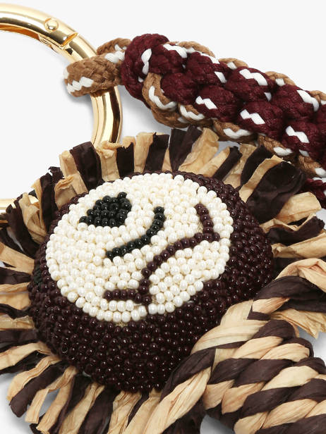 Bijoux De Sac Viamailbag Beige short charm S vue secondaire 1