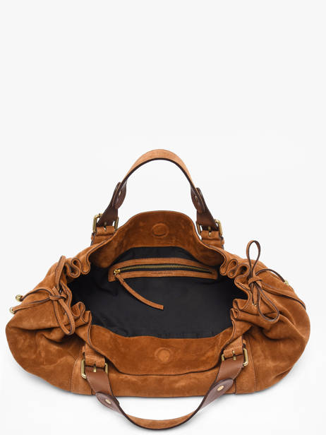 Sac Porté épaule Folk Cuir Gerard darel Marron folk DDS01407 vue secondaire 2