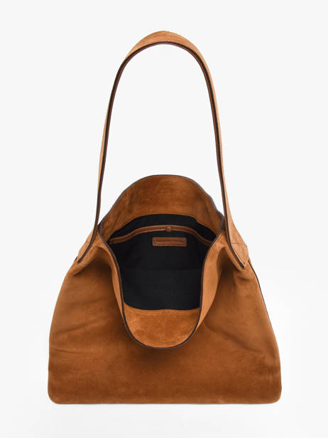 Sac Porté épaule Folk Lady Cuir Gerard darel Marron folk lady DDS72407 vue secondaire 2