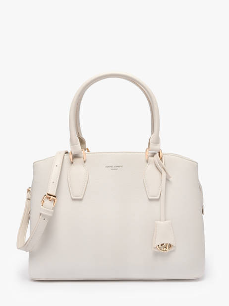 Sac Porté Main Dune Polyurethane David jones Blanc dune CM7252