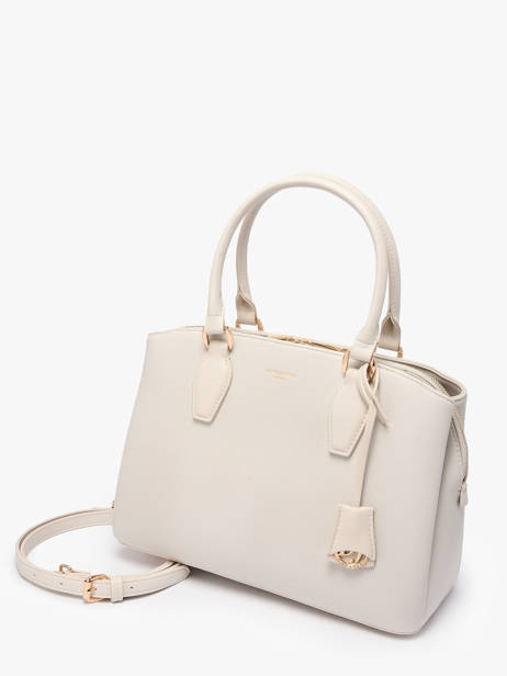 Sac Porté Main Dune Polyurethane David jones Blanc dune CM7252 vue secondaire 2