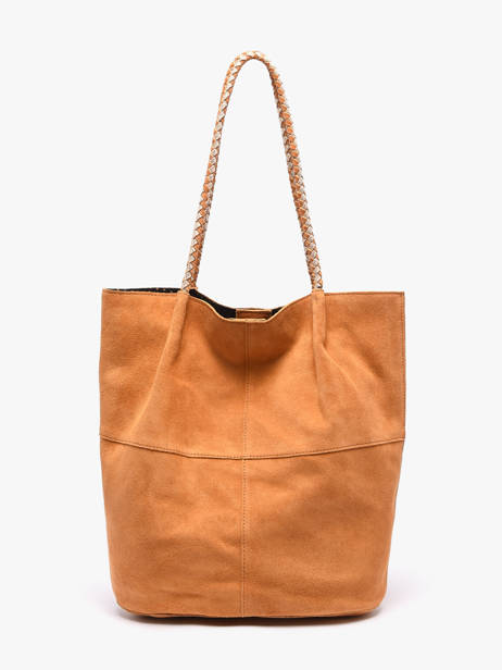 Sac Porté épaule Brianna Cuir Pieces Orange brianna 17163617 vue secondaire 3