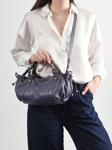 Sac Icone  12h Cuir Gerard darel Violet icone DDS73410 vue secondaire 1