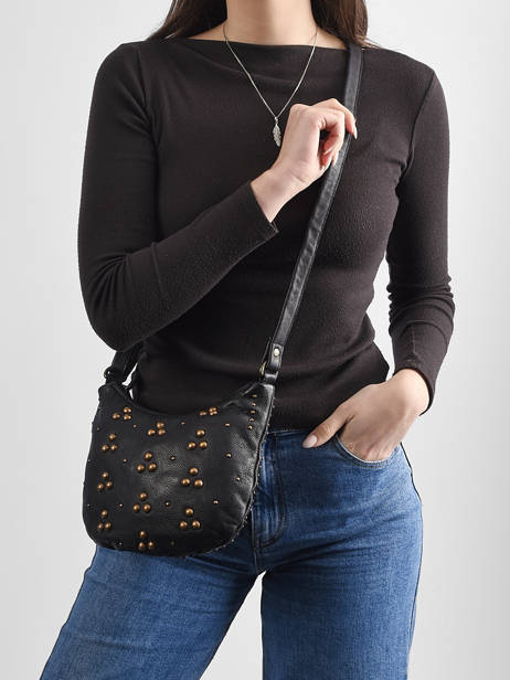 Sac Bandoulière Heritage Cuir Biba Noir heritage HIL2L vue secondaire 1
