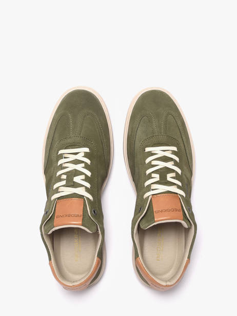 Sneakers Quadra In Leather Redskins Green men QUADRA other view 3