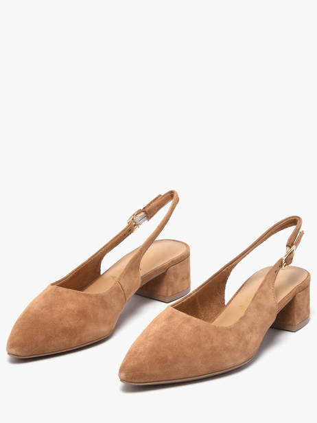 Pumps In Leather Tamaris Brown accessoires 42 other view 1