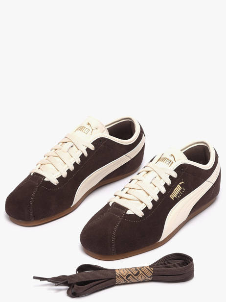 Sneakers In Leather Puma Brown women 40445601 other view 1