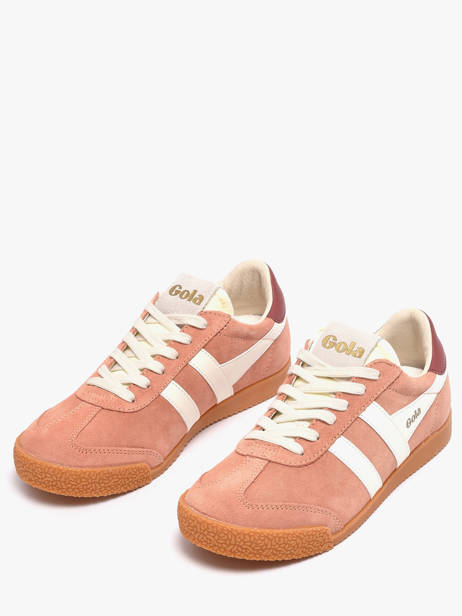 Sneakers In Leather Gola Pink women CLB538LU other view 1