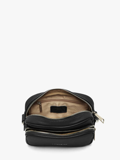 Shoulder Bag Donna Ama Leather Lancaster Black donna ama 67 other view 3