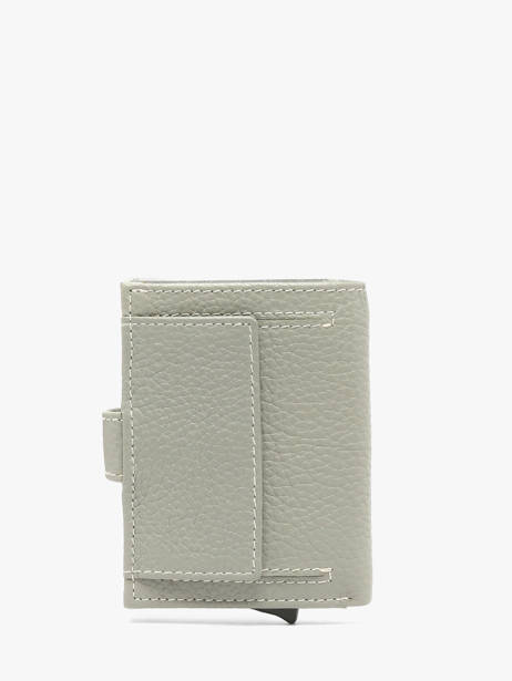 Wallet Caviar Leather Crinkles Green caviar 14600 other view 2