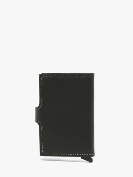 Card Holder Leather Secrid Black original MPC other view 3