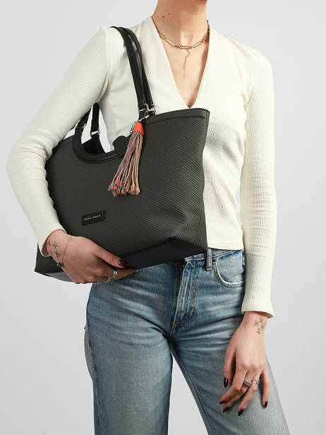 Shoulder Bag Grigri Polyurethane David jones Black grigri CM8380 other view 1