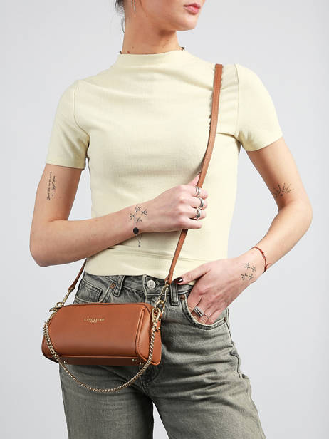 Sac Bandoulière Milano Ana Cuir Lancaster Marron milano ana 100 vue secondaire 1