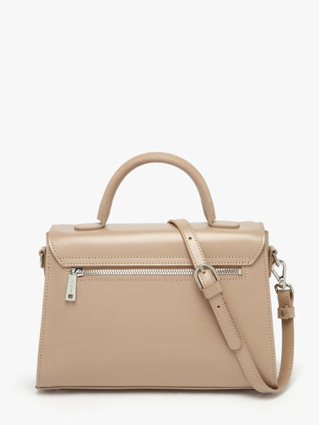 Medium Leather Suave Crossbody Bag Lancaster Beige suave even 17 other view 4