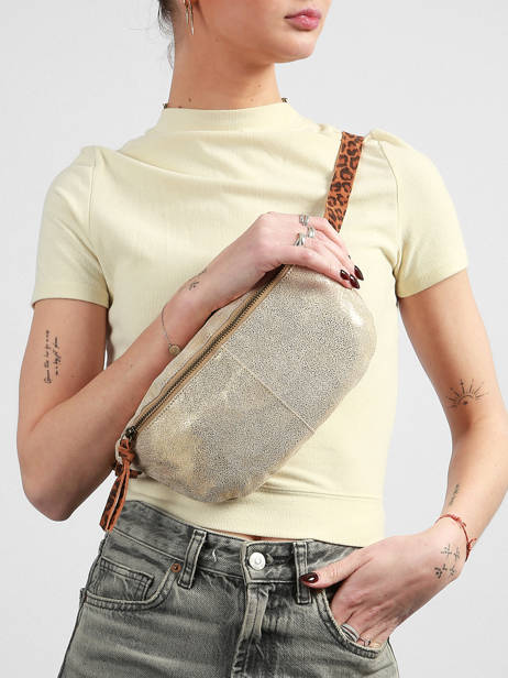 Sac Banane Cuir Cuir Pieces Or berta 17163618 vue secondaire 1