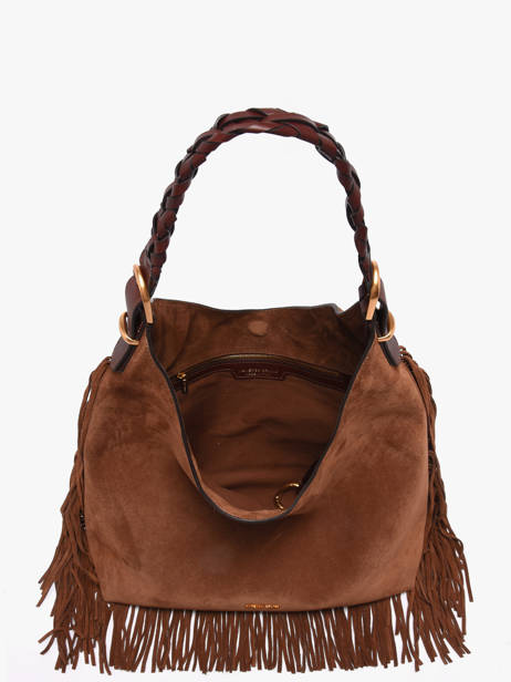 Sac Porté épaule Jess Cuir Vanessa bruno Marron jess 32V40917 vue secondaire 2