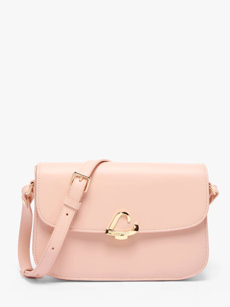 Sac Bandoulière Paris Philos Cuir Lancaster Rose paris philos 82