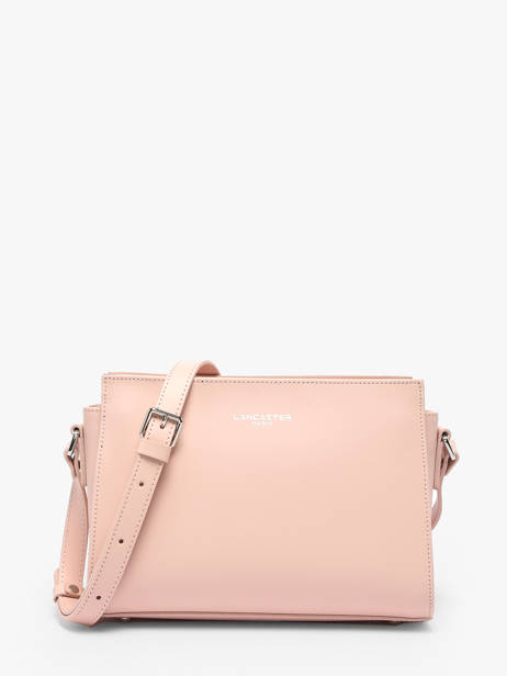 Sac Bandoulière Smooth Cuir Lancaster Rose smooth 437-02