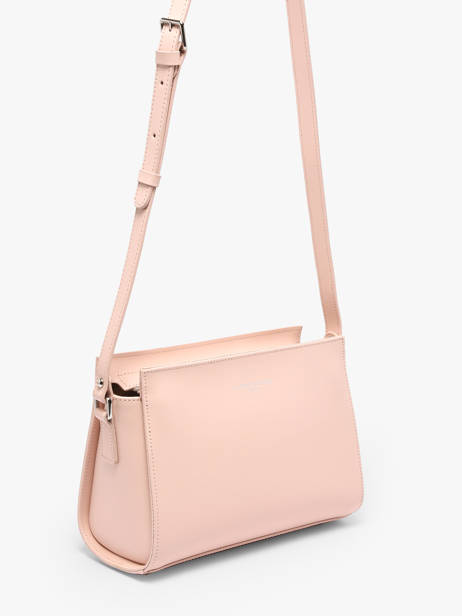 Sac Bandoulière Smooth Cuir Lancaster Rose smooth 437-02 vue secondaire 2