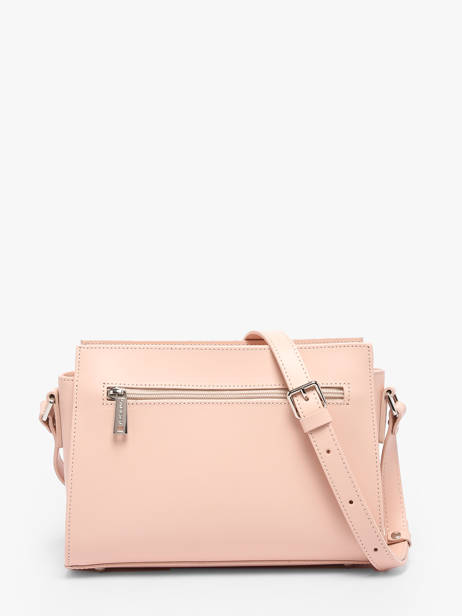 Sac Bandoulière Smooth Cuir Lancaster Rose smooth 437-02 vue secondaire 4