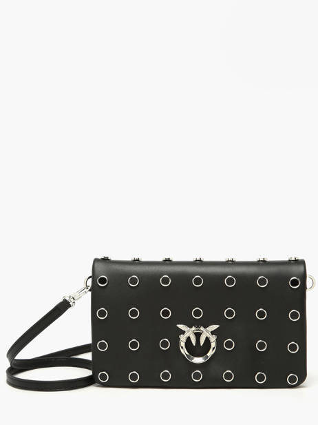 Sac Bandouli�re Love Bag Soft Cuir Pinko Noir love bag soft 6023A39A