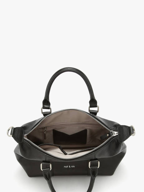 Satchel Vintage Leather Nat et nin Black vintage MTHYLANE other view 2