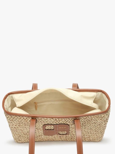 Shoulder Bag Paille Nat et nin Beige paille PL other view 2