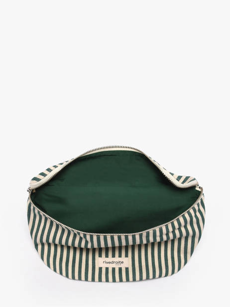 Belt Bag Rivedroite Green spring striped CUSTSTRI other view 2