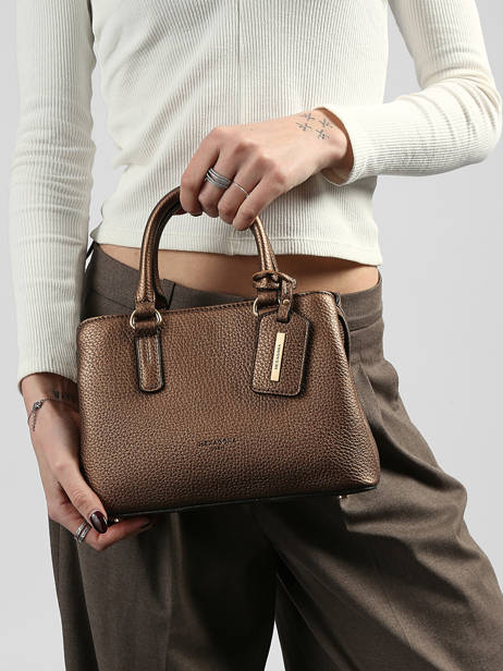 Satchel Zora Hexagona Brown zora 8620229 other view 1