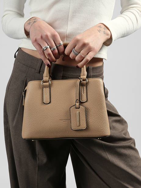 Sac Porté Main Zora Hexagona Beige zora 8620229 vue secondaire 1