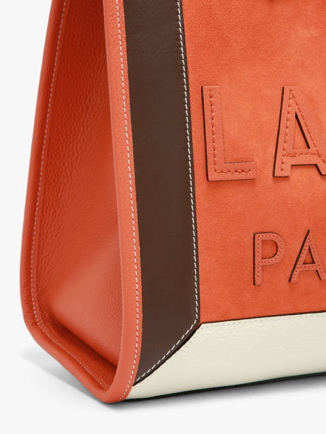 Shoulder Bag Cabas D'ete Leather Lancel Orange cabas d'ete A13369 other view 2