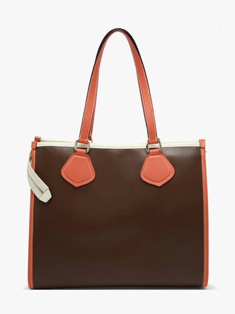 Shoulder Bag Cabas D'ete Leather Lancel Orange cabas d'ete A13369 other view 4
