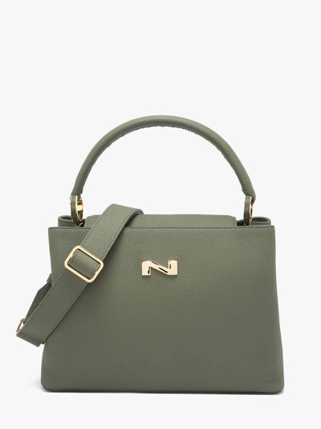Sac à Main Magnolia Cuir Nathan baume Vert eden 3