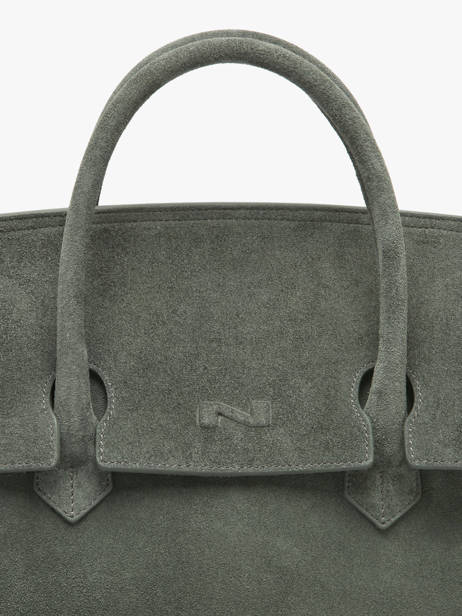 Suede Leather Clara Handbag Nathan baume Green nathan 2S other view 2